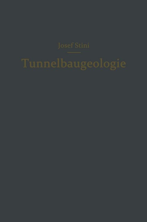 Produktbild: Tunnelbaugeologie