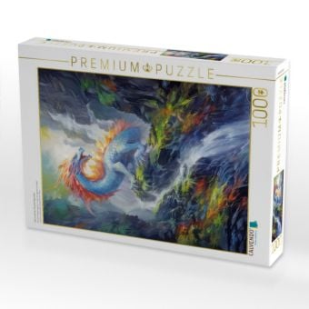 Produktbild: CALVENDO Puzzle Das Land der Drachenlegenden | 1000 Teile Lege-Gr&ouml;&szlig;e 64x48cm Foto-Puzzle f&uuml;r gl&uuml;ckliche Stunden