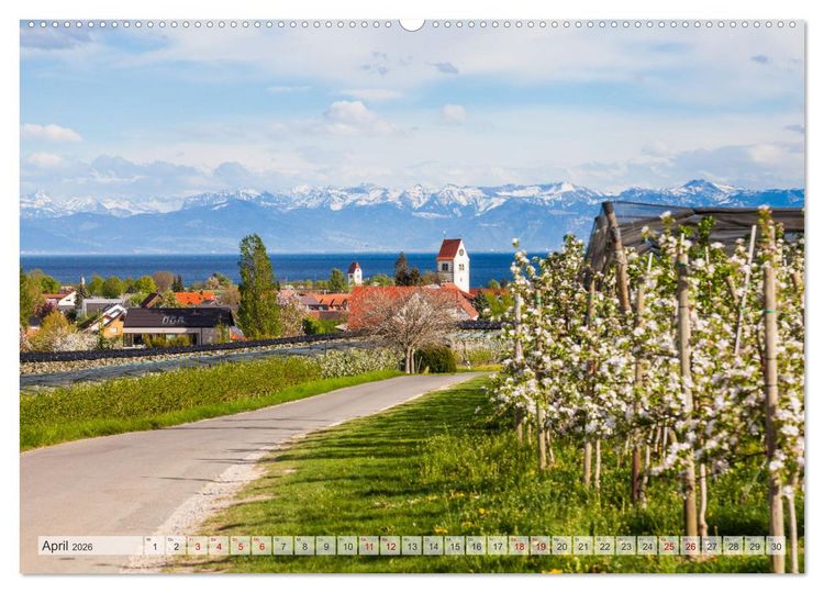 Produktbild: Momente am Bodensee (hochwertiger Premium Wandkalender 2026 DIN A2 quer), Kunstdruck in Hochglanz