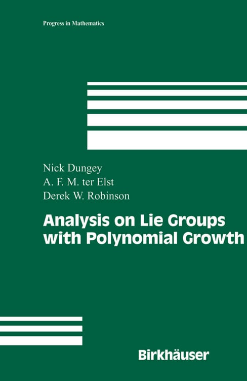 Produktbild: Analysis on Lie Groups with Polynomial Growth