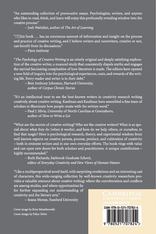 Produktbild: The Psychology of Creative Writing