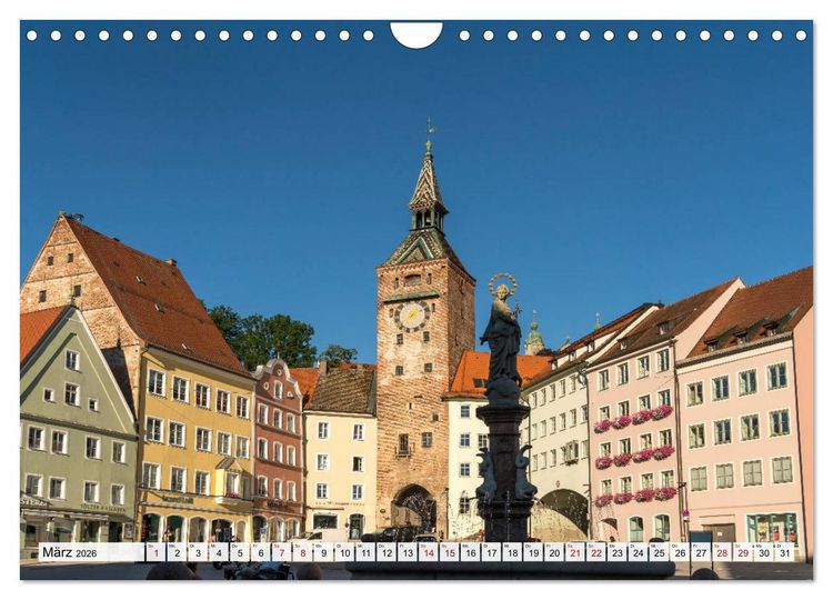 Produktbild: Landsberg am Lech (Wandkalender 2026 DIN A4 quer), CALVENDO Monatskalender