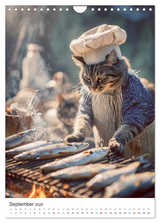 Produktbild: Katzen gegen Alltag (Wandkalender 2026 DIN A4 hoch), CALVENDO Monatskalender