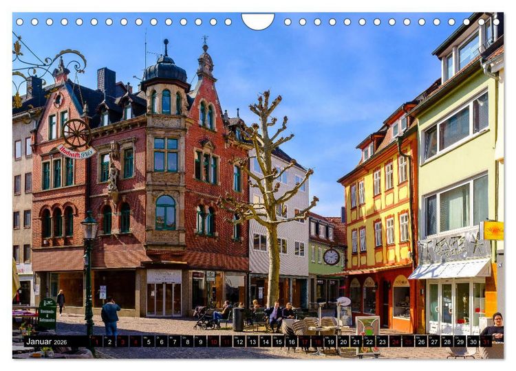 Produktbild: Ein Blick auf die Barockstadt Fulda (Wandkalender 2026 DIN A4 quer), CALVENDO Monatskalender