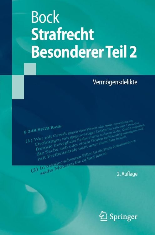 Produktbild: Strafrecht Besonderer Teil 2