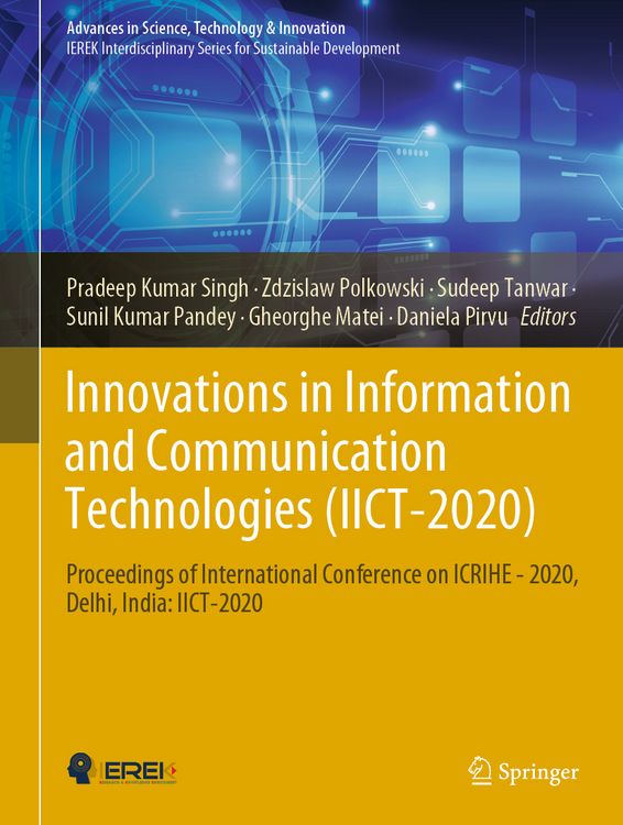 Produktbild: Innovations in Information and Communication Technologies (IICT-2020)
