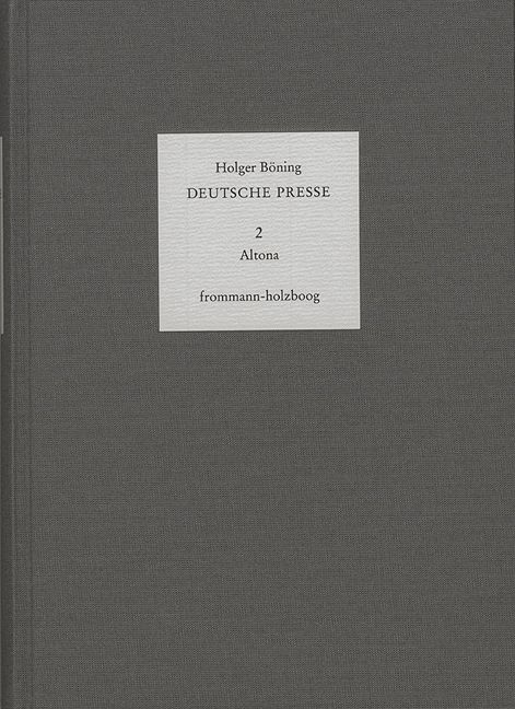 Produktbild: Deutsche Presse / Band 2: Altona &ndash; Bergedorf &ndash; Harburg &ndash; Schiffbek &ndash; Wandsbek