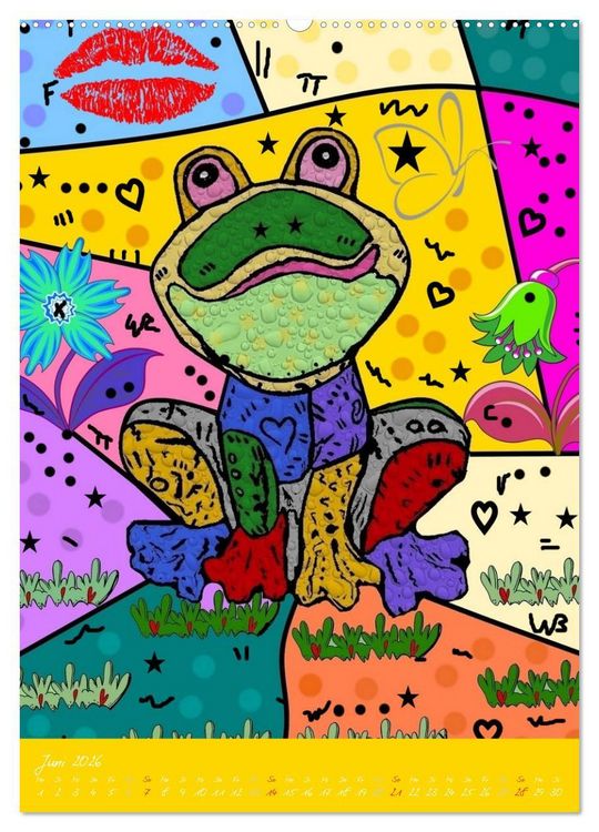 Produktbild: Willkommen in der Welt von Nico&acute;s Pop Art (hochwertiger Premium Wandkalender 2026 DIN A2 hoch), Kunstdruck in Hochglanz