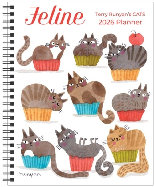 Produktbild: Feline 12-Month 2026 Monthly/Weekly Planner Calendar