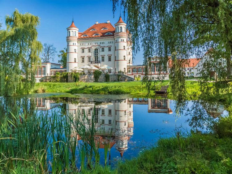 Produktbild: CALVENDO Puzzle Schloss Schildau nahe Hirschberg | 1000 Teile Lege-Gr&ouml;&szlig;e 64x48cm Foto-Puzzle f&uuml;r gl&uuml;ckliche Stunden