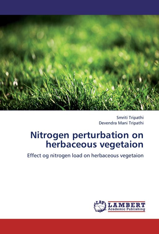Produktbild: Nitrogen perturbation on herbaceous vegetaion