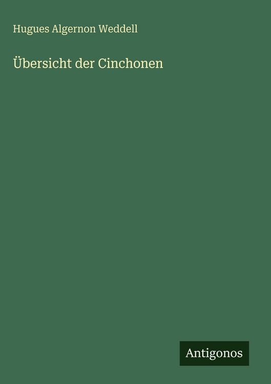 Produktbild: &Uuml;bersicht der Cinchonen
