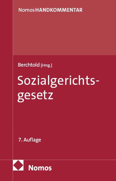 Produktbild: Sozialgerichtsgesetz: SGG