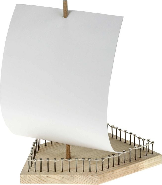 Produktbild: PEBARO 468 - Holzbausatz Schiff, 65 Teile, Bastelset