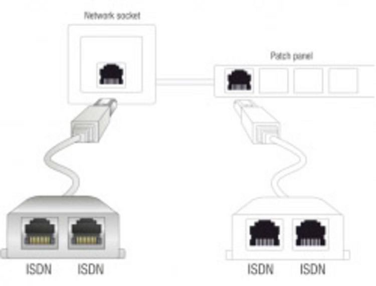 Produktbild: Delock RJ45 Netzwerk Adapter CAT 5 [1x RJ45-Stecker - 2x RJ45-Buchse] 15.00 cm Wei&szlig;