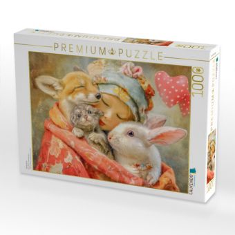 Produktbild: CALVENDO Puzzle Herzpoesie | 1000 Teile Lege-Gr&ouml;&szlig;e 64x48cm Foto-Puzzle f&uuml;r gl&uuml;ckliche Stunden