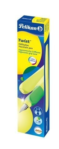 Produktbild: Pelikan F&uuml;ller Twist Neon Gelb, Feder M, Rechts- und Linksh&auml;nder
