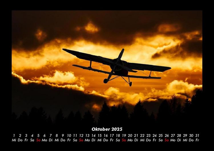 Produktbild: Flugzeuge 2025 Fotokalender DIN A3