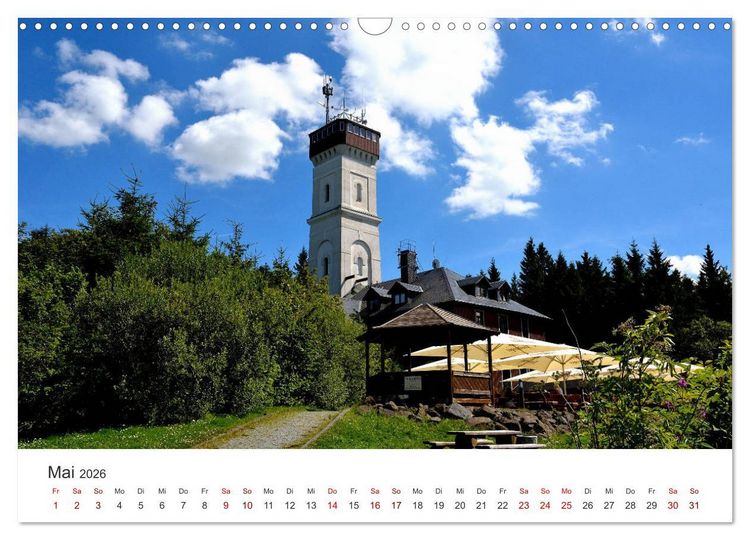 Produktbild: Annaberg - Hauptstadt des Erzgebirges (Wandkalender 2026 DIN A3 quer), CALVENDO Monatskalender