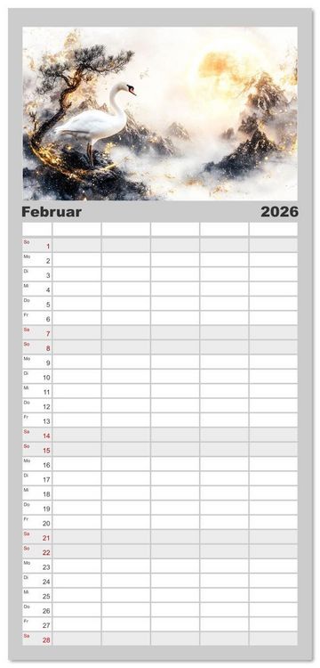 Produktbild: Familienplaner 2026 - W&auml;chter des Zauberwaldes mit 5 Spalten (Wandkalender, 21 x 45 cm) CALVENDO