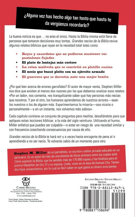 Produktbild: La Grandes Necios de la Biblia