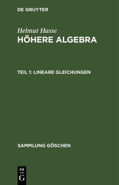 Produktbild: Lineare Gleichungen