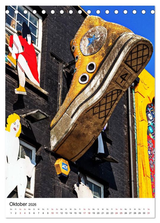 Produktbild: London, mal anders (Tischkalender 2026 DIN A5 hoch), CALVENDO Monatskalender