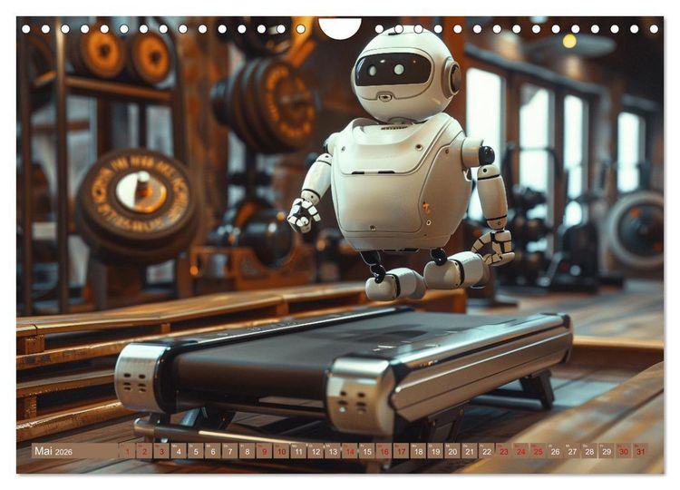 Produktbild: Neues aus dem Roboter Sport Club (Wandkalender 2026 DIN A4 quer), CALVENDO Monatskalender