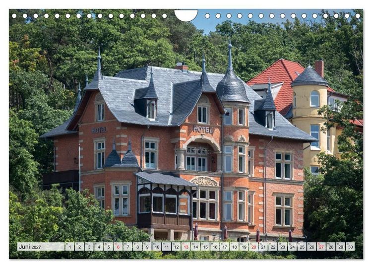 Produktbild: Blankenburg verzaubert - Die Bl&uuml;tenstadt im Harz (Wandkalender 2027 DIN A4 quer), CALVENDO Monatskalender