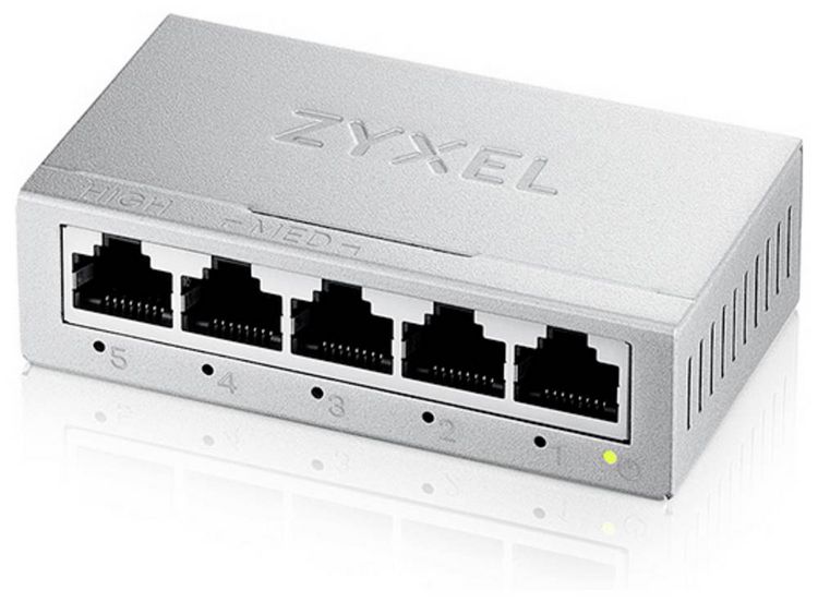 Produktbild: ZyXEL GS-105BV5-EU0101F GS-105B v5 Netzwerk Switch 5 Port 2000MBit/s