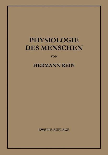 Produktbild: Einf&uuml;hrung in die Physiologie des Menschen
