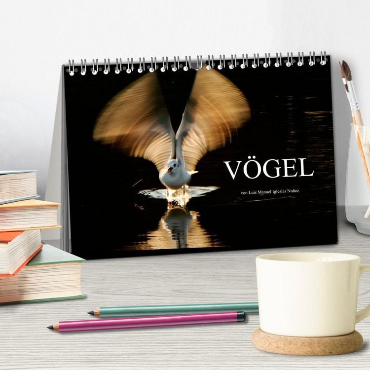 Produktbild: V&Ouml;GEL (Tischkalender 2026 DIN A5 quer), CALVENDO Monatskalender