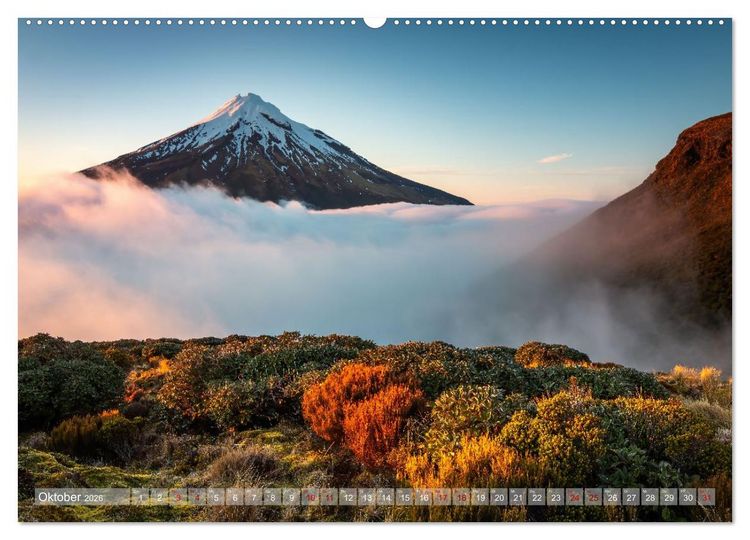 Produktbild: Nat&uuml;rlich Neuseeland (Wandkalender 2026 DIN A2 quer), CALVENDO Monatskalender