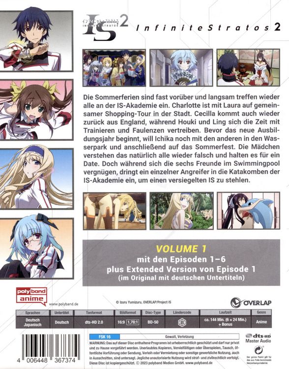 Produktbild: Infinite Stratos 2 - Volume 1