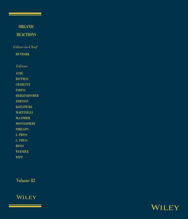 Produktbild: Organic Reactions, Volume 82