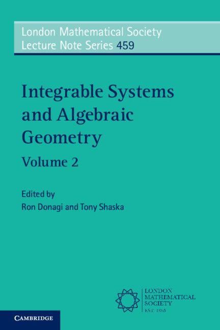 Produktbild: Integrable Systems and Algebraic Geometry