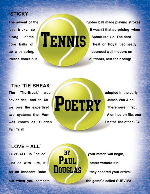 Produktbild: Tennis Poetry