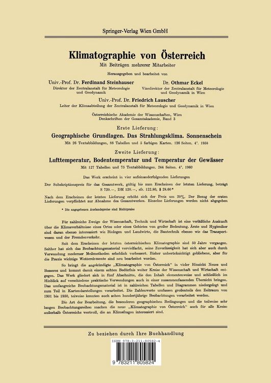 Produktbild: 54.&ndash;57. Jahresbericht des Sonnblick-Vereines f&uuml;r die Jahre 1956&ndash;1959