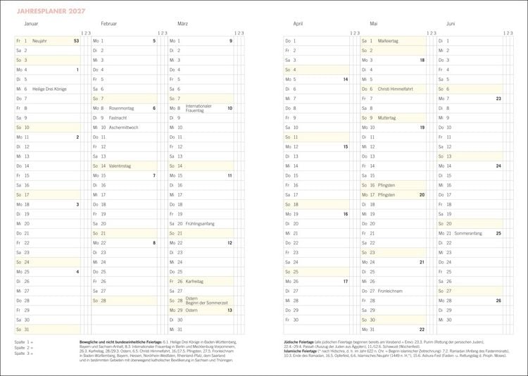 Produktbild: Lady Terminkalender A6 2027