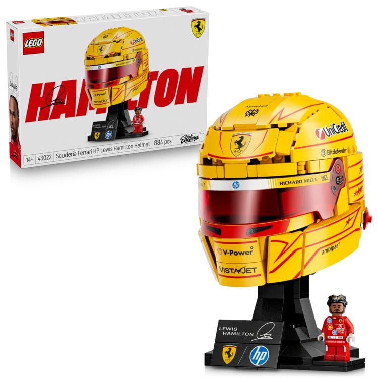 Produktbild: LEGO Editions 43022 Scuderia Ferrari HP Lewis Hamilton Helm, Formel 1
