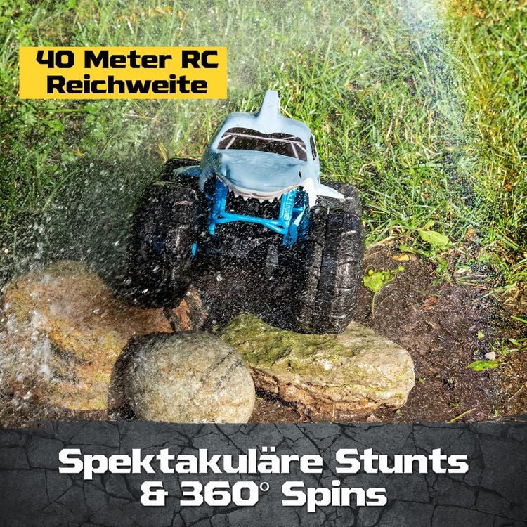 Produktbild: Monster Jam - Megalodon Storm, ferngesteuertes Amphibienfahrzeug