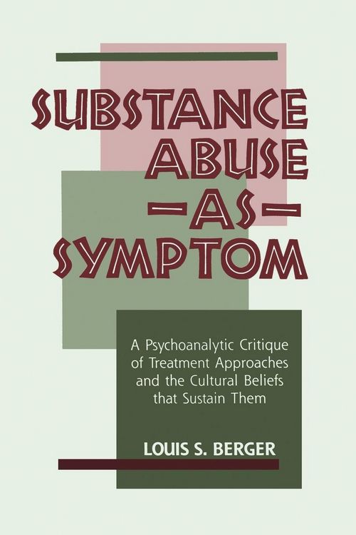 Produktbild: Substance Abuse as Symptom
