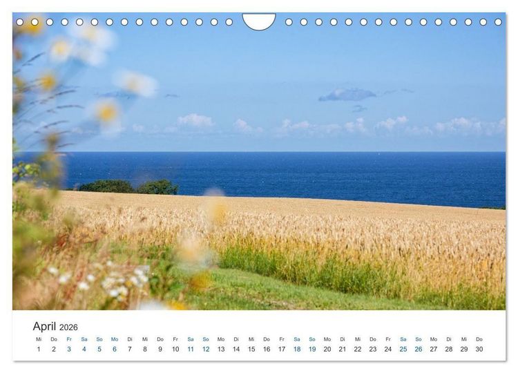 Produktbild: Bornholm - die K&uuml;sten der Ostseeinsel (Wandkalender 2026 DIN A4 quer), CALVENDO Monatskalender