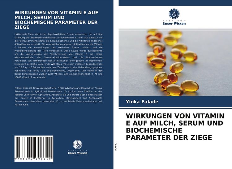 Produktbild: Wirkungen von Vitamin E Auf Milch, Serum und Biochemische Parameter der Ziege