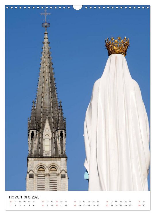 Produktbild: LOURDES Patrimoine (Calendrier mural 2026 DIN A3 horizontal), CALVENDO calendrier mensuel