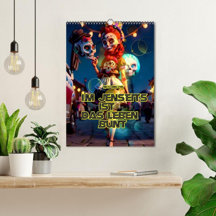 Produktbild: Im Jenseits ist das Leben bunt (Wandkalender 2026 DIN A3 hoch), CALVENDO Monatskalender