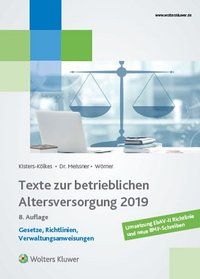 Produktbild: Texte zur betrieblichen Altersversorgung 2019