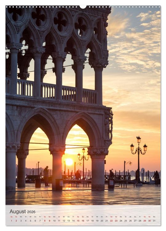 Produktbild: Venezia - La Serenissima repubblica (Wandkalender 2026 DIN A2 hoch), CALVENDO Monatskalender
