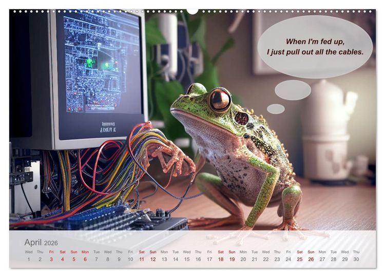 Produktbild: You really think you are an IT expert (Wall Calendar 2026 DIN A2 landscape), CALVENDO 12 Month Wall Calendar