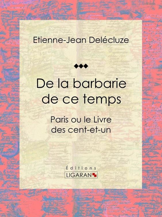 Produktbild: De la barbarie de ce temps